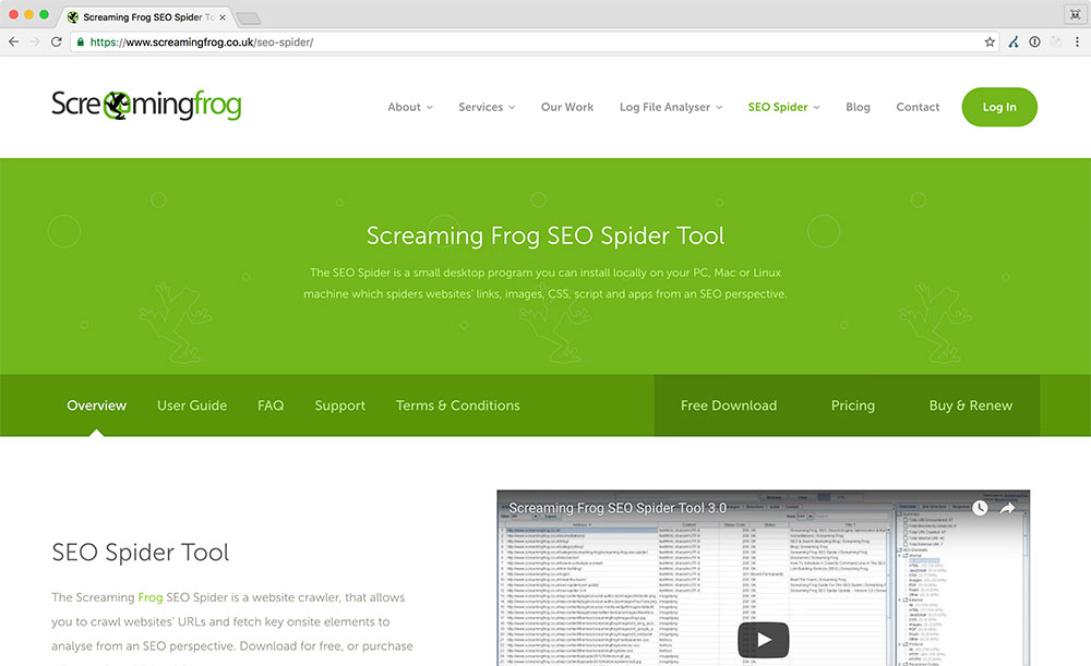 Screaming Frog SEO Spider 19.0 instal